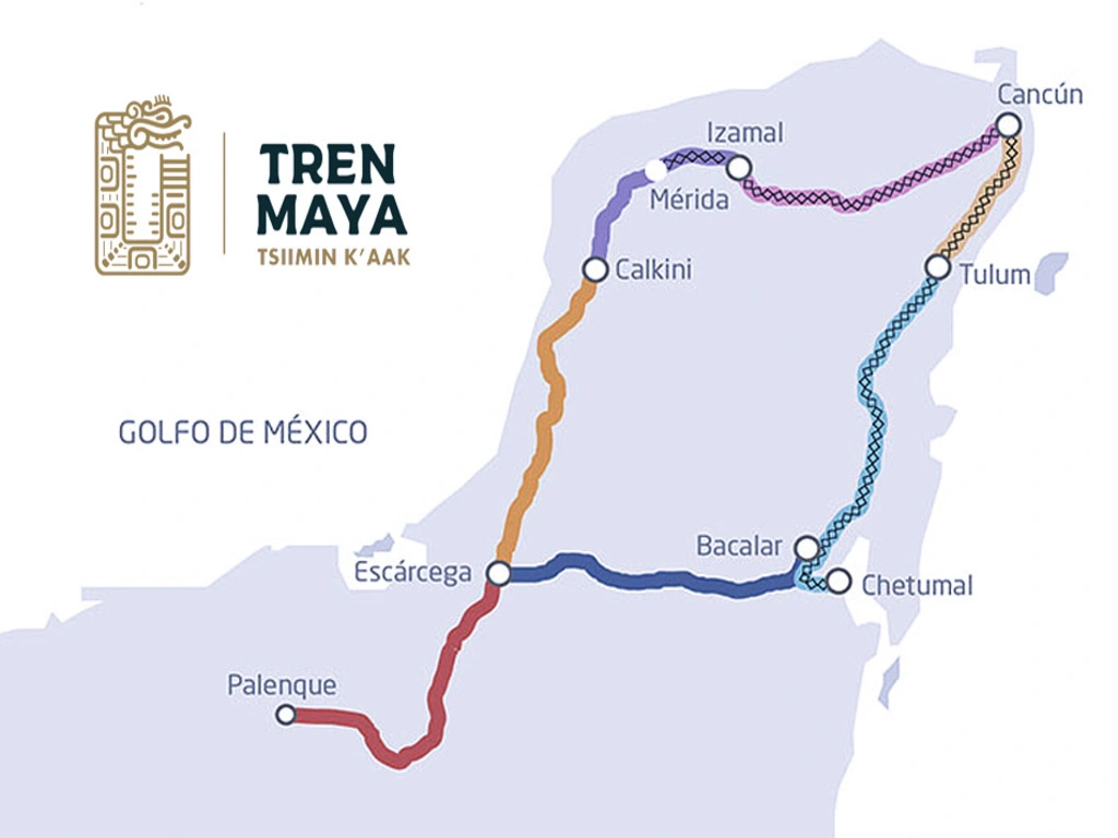 Ruta del Tren Maya en México