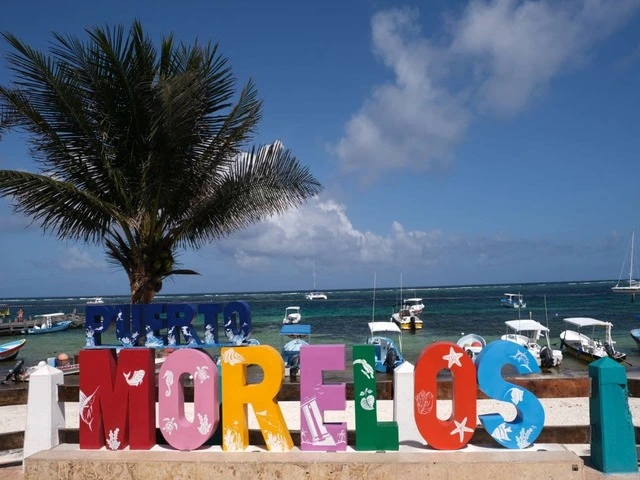 Letra de Colores Puerto Morelos