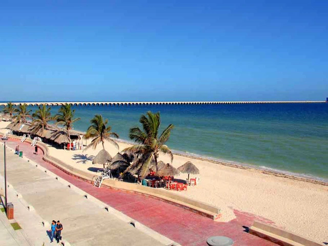 Playa Progreso en Yucatán