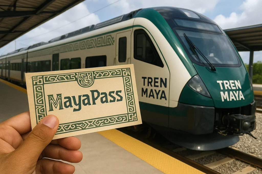 MayaPass Tren Maya en estación